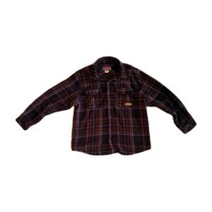 Empyre Eddy Brown & Purple Flannel Shirt